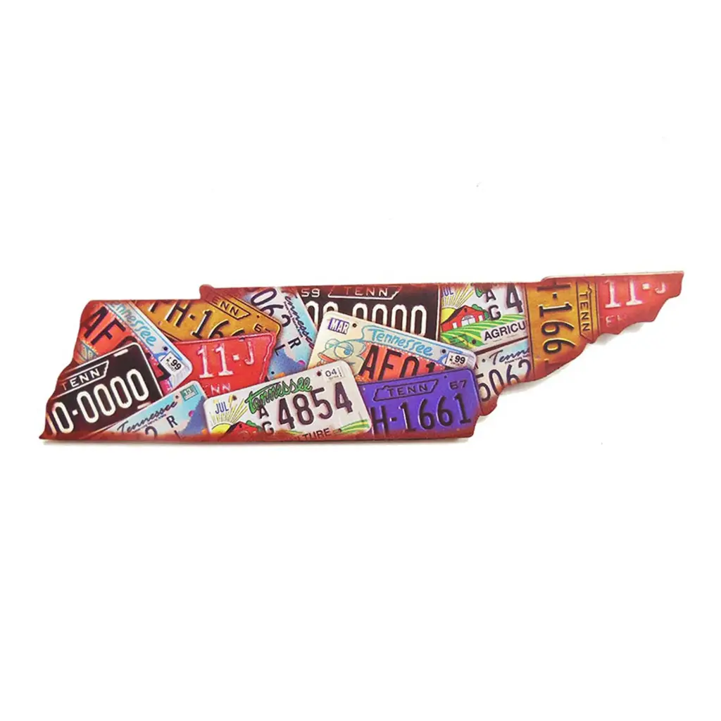 Tennessee Magnet - State License Plates