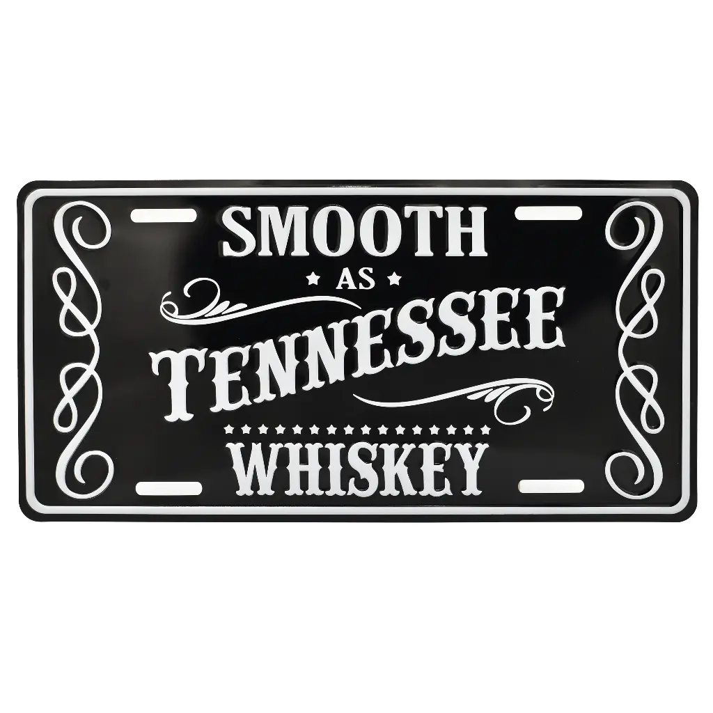 [T6076] Tennessee License Plate - Smooth Whiskey