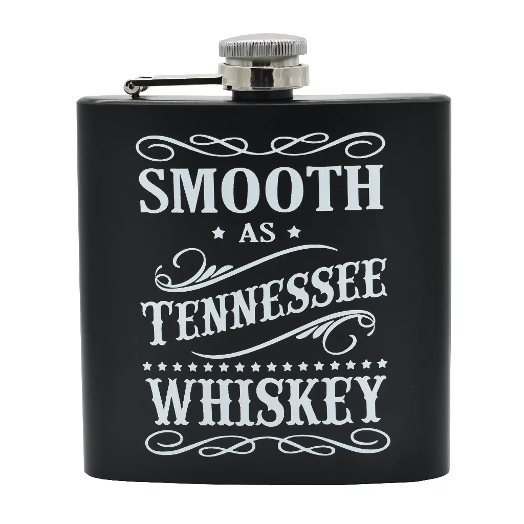 [T6080] Tennessee Flask - Smooth As TN Whiskey