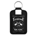 Tennessee Keychain w/Multiuse Pouch - Blk&Wht