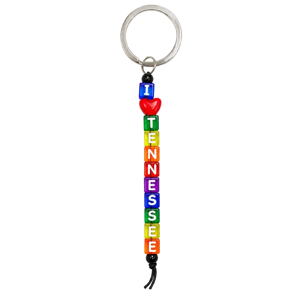 [T6258] Tennessee Keychain - Block Dice Small