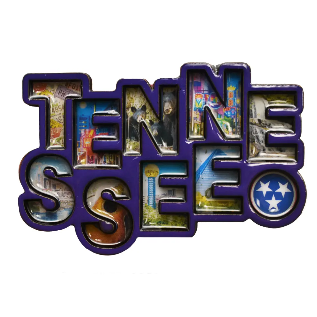 [T6271] Tennessee Magnet - Laser Letters