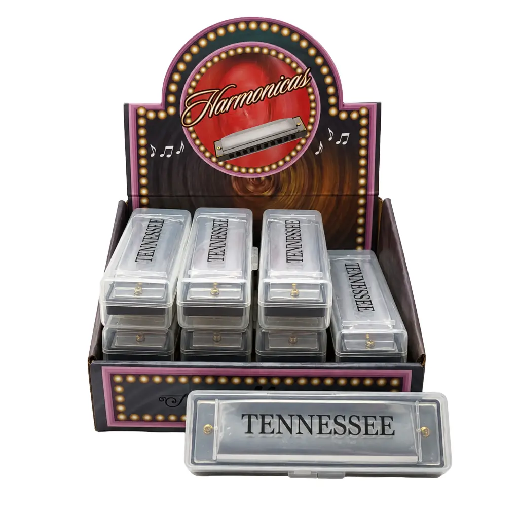 [T6542] Tennessee Harmonica - 12pc Set