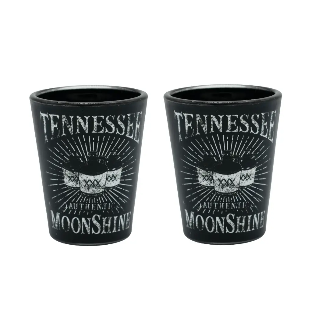 Tennessee Shot Glass - Moonshine Blk & Wht