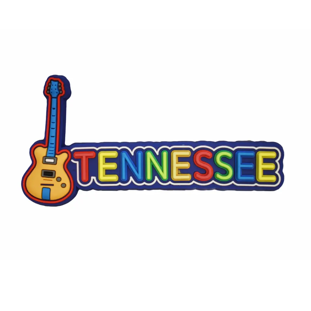 [T6616] Tennessee Magnet - PVC w/Guitar
