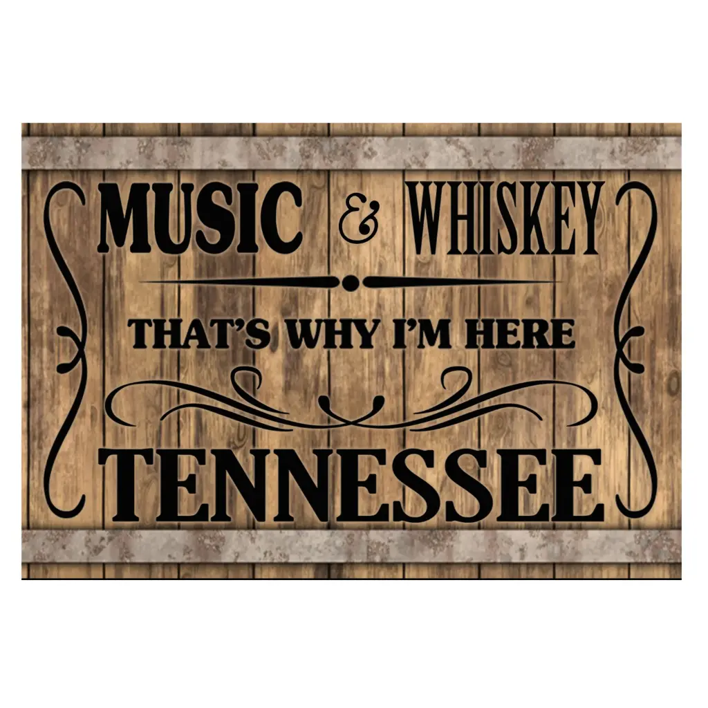 Tennessee Postcards - Music & Whiskey - Pack of 50