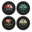 Willie Nelson Coasters - Records - 4pc Set