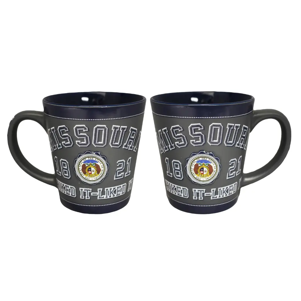 [X5507MO] MUG-MISSOURI STATE SEAL EMBOS