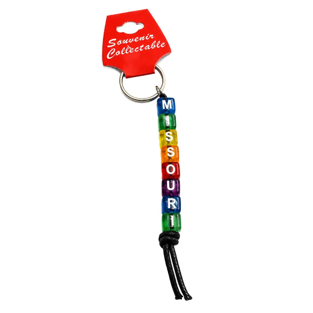[X55MO] Missouri Keychain - Dice