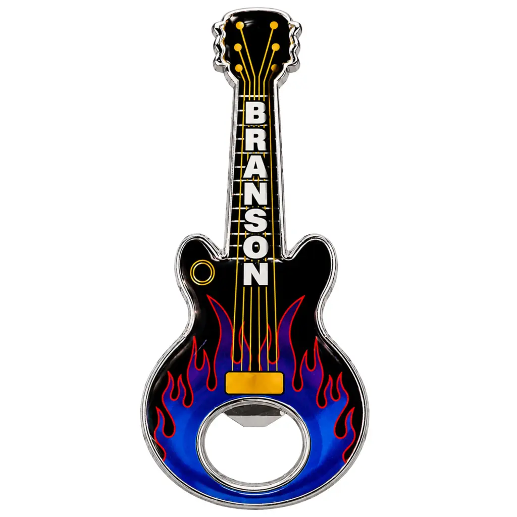 [XBR5014] Branson Bottle Opener and Magnet - Guitar