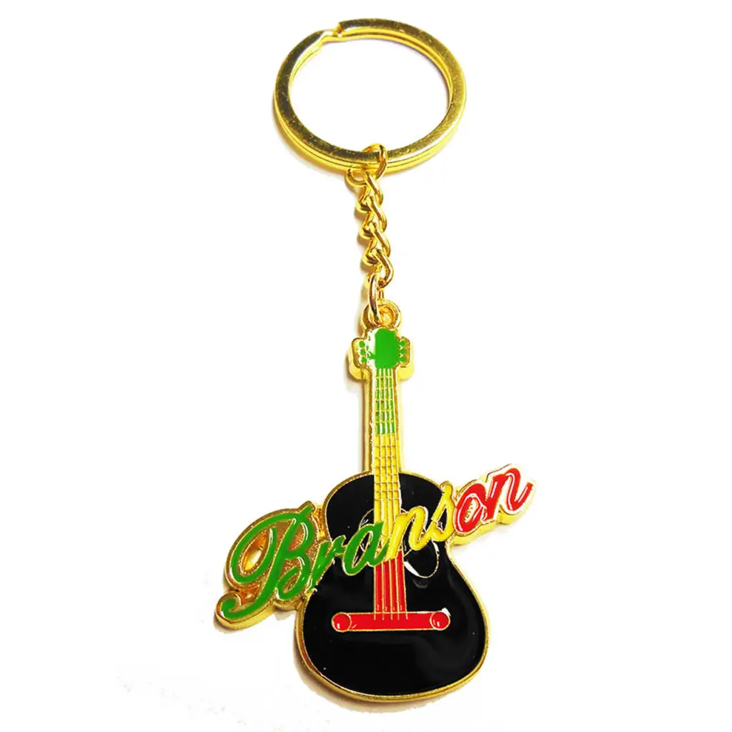 Branson Key Chain - Guitar Multicolor