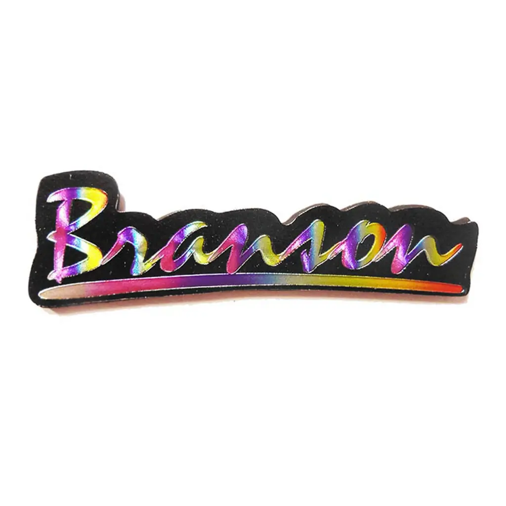 Branson Magnet - Name Metallic