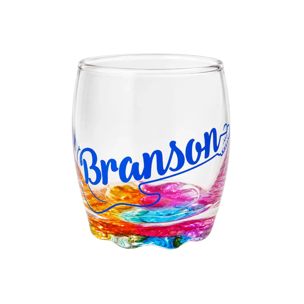 [XBR5935] Branson Shot Glass - Rainbow Base
