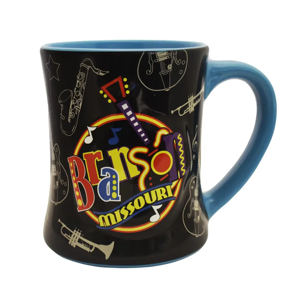 [XBR6309] Branson Mug - Round Neon Embossed