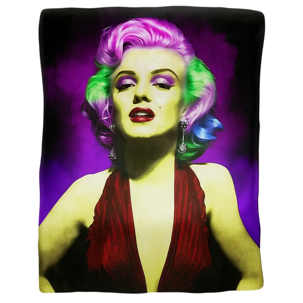 [Y6242] Marilyn Monroe Throw  - Multicolor