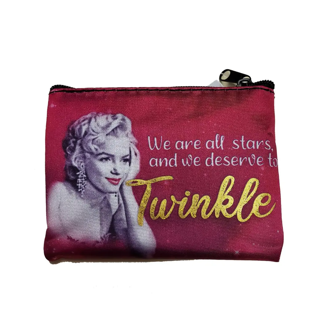Marilyn Monroe Keychain Coin Purse Twinkle