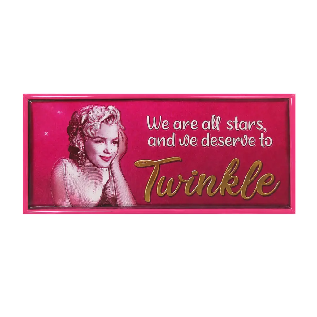 [Y6247] Marilyn Monroe Magnet - Pink Twinkle 3D
