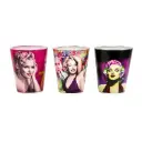 Marilyn Monroe Shot Glasses - Colorful 3/Set