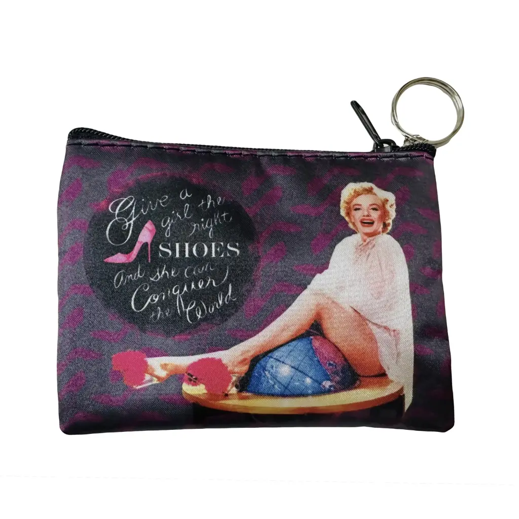 Marilyn Monroe Keychain/Coin Purse - Right Shoes