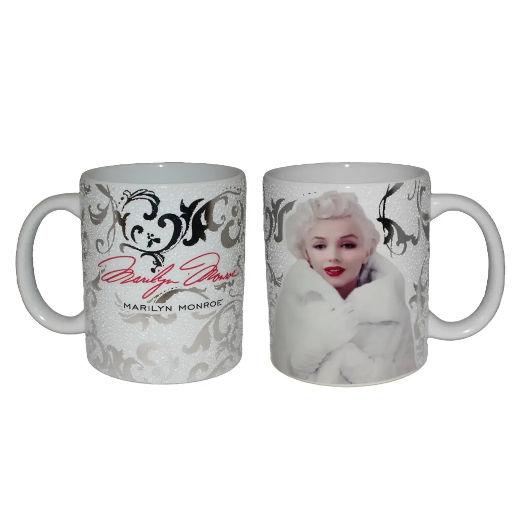Marilyn Monroe Mug - White With Foil