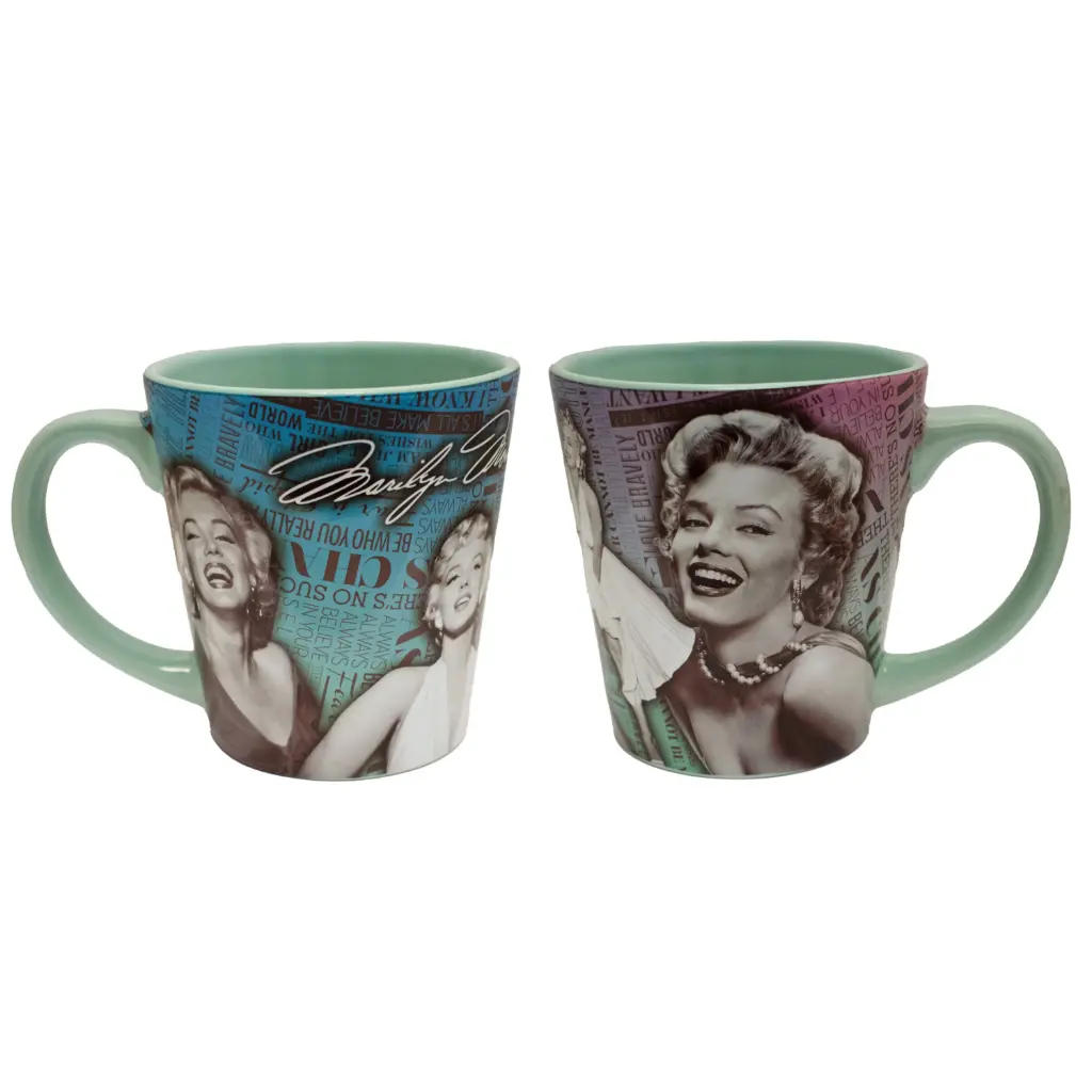 [Y6878] Marilyn Monroe Mug - Collage Quotes