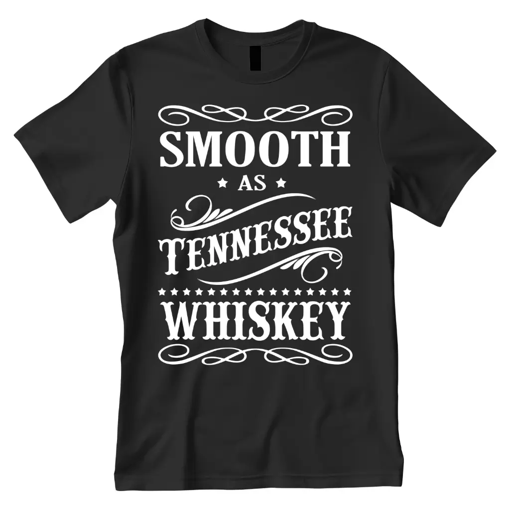 Tennessee T-Shirt - Smooth as Whiskey - Blk