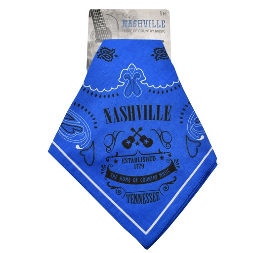 [N7074] Nashville Bandana - Blue 