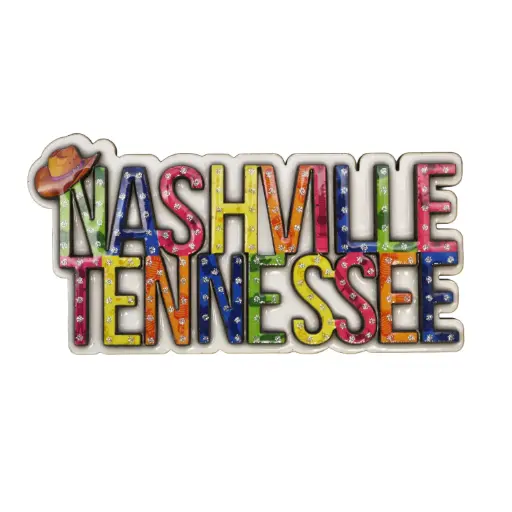[N7204] Nashville Magnet - Nash Tenn Big Letters