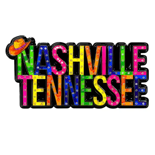 [N7204] Nashville Magnet - Nash Tenn Big Letters