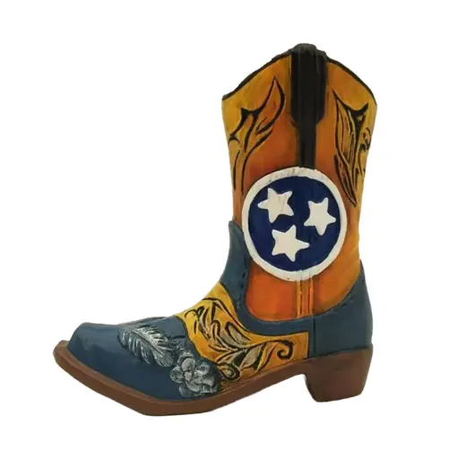 [T7184] Tennessee Magnet - Cowboy boot polyresin