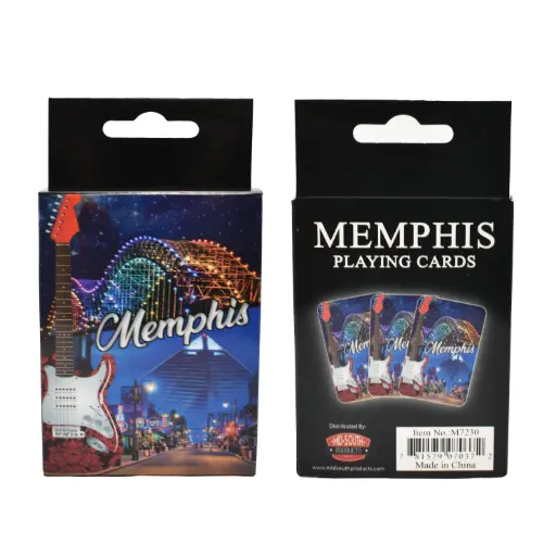[M7230] Memphis Playing Cards - Bridge Lights