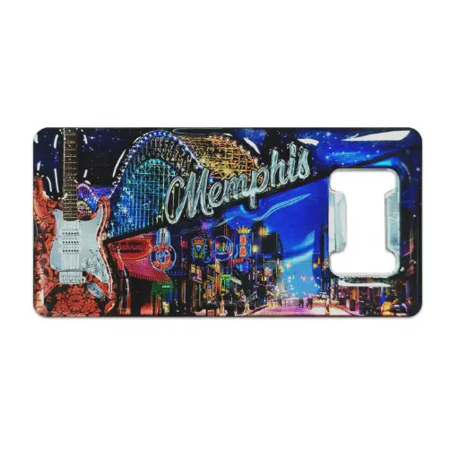 [M7254] Memphis Bottle Opener - Laser 3D Bridge