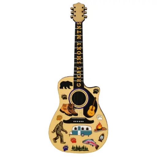 [G7269] Great Smoky Mountains Magnet - Guitar Patches
