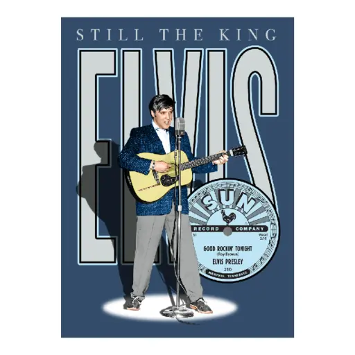 [SRE7264] Sun Record Magnet - Elvis Still The King
