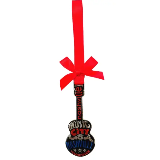 [N7297] Nashville Ornament - Guitar Funky Words