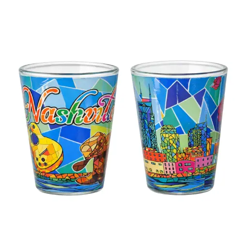 [N7309] Nashville Shot Glass - Mosaic