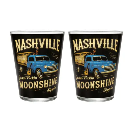 [N7305] Nashville Shot Glass - Moonshine Truck