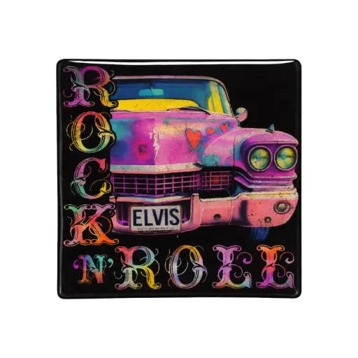 [E9163] Elvis Sticker - Rock 'N' Roll Caddy Puffy