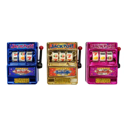[N7332] Nashville Magnet - Slot Machines 3 Color Asrtd
