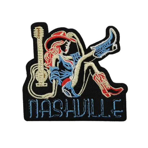 [N7353] Nashville Patch - Neon Cowgirl