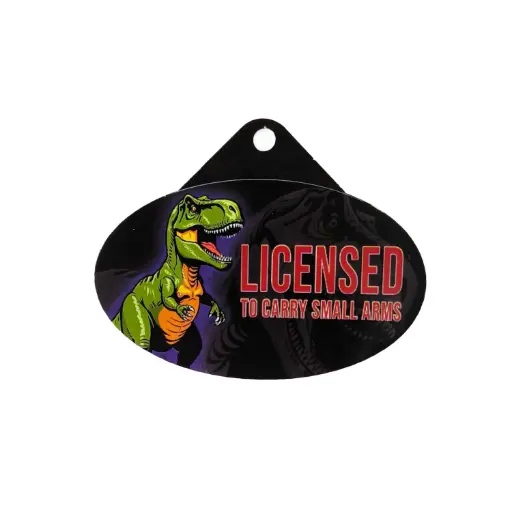 [G7362] Sticker Mini - Licensed To Carry Small Arms