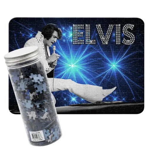 [E9169] Elvis Mini Puzzle - On Stage - 300 pcs 12 pc Display