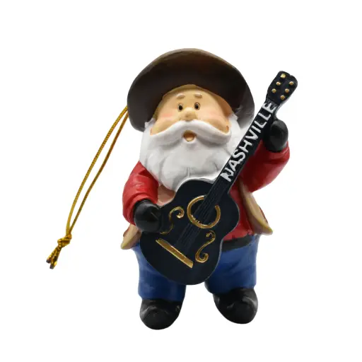 [N7370] Nashville Ornament - Santa Cowboy