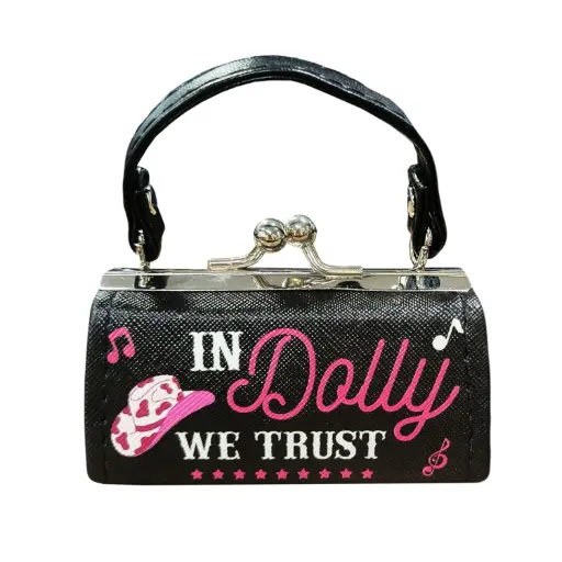 [G7374] In Dolly We Trust Mini Purse