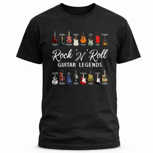 [G7383] Guitar Legends T-shirt