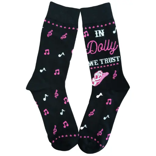[G7381] In Dolly We Trust Socks