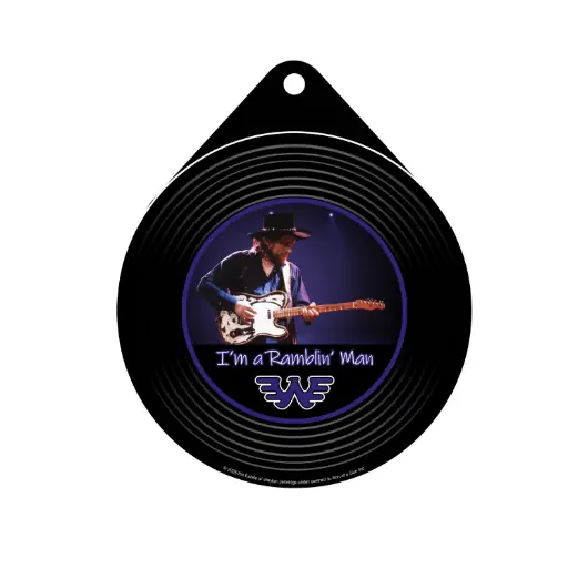 [JEN7399] Waylon Jennings Mini Sticker - Ramblin' Man