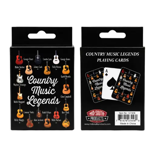[G7406] Country Legends Playing Cards