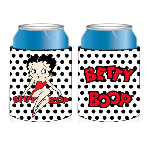 [BB5514] Betty Boop Huggie/Koozie - Polka Dots