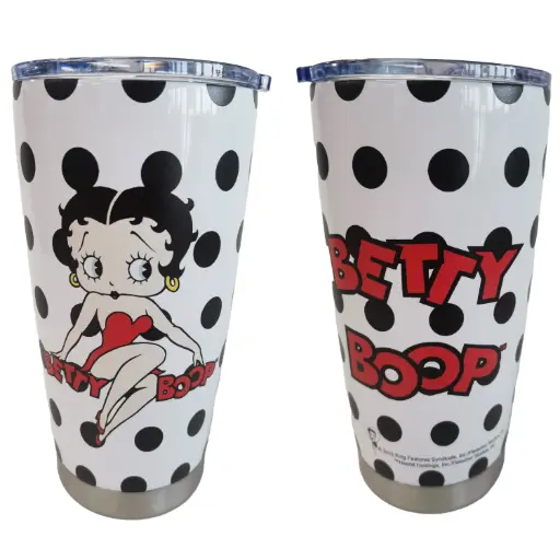 [BB5253] Betty Boop Thermos - Polka Dots